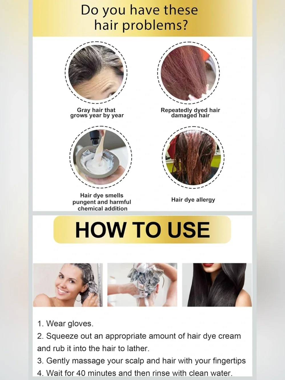 Bubble Plant Hair Dye – Dark Brown